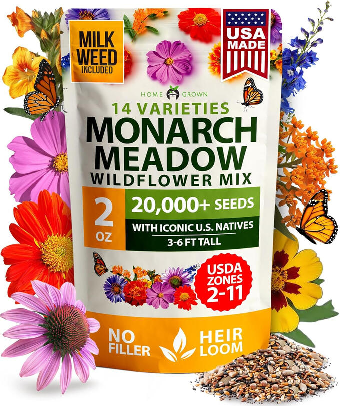 Pollinator flower seeds for garden planting Pollinator flower seeds for garden planting