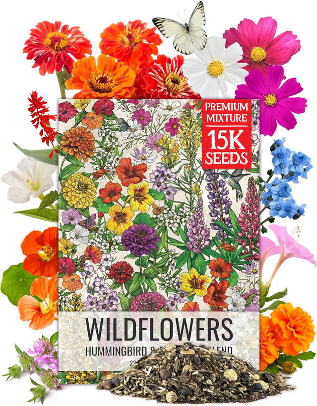 Wildflower seed mix for pollinators and birds Wildflower seed mix for pollinators and birds
